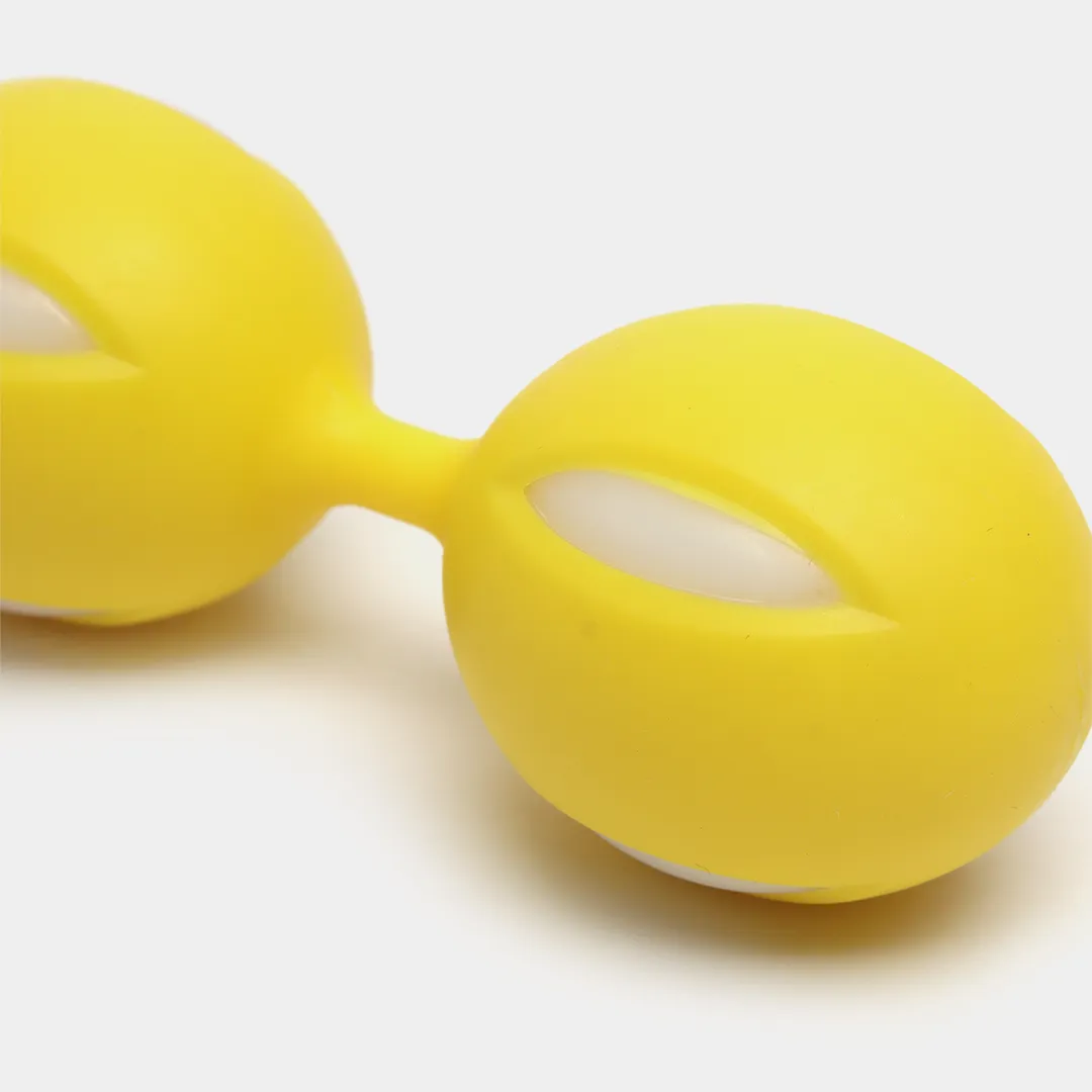 Шарики для тренировки интимных мышц (желтые)