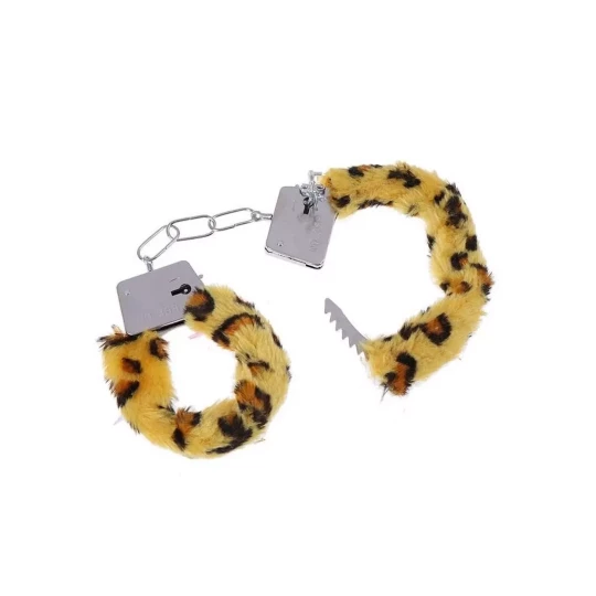 Плюшевые наручники (леопардовые)
