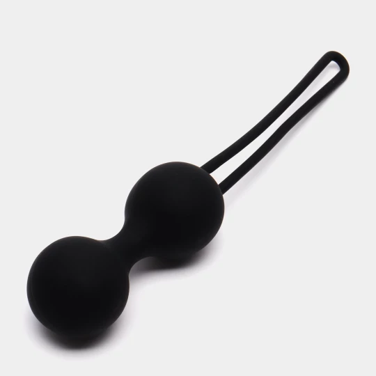Вагинальные шарики Кегеля, для тренировки интимных мышц, черные