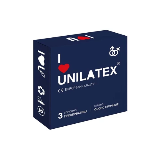 Презервативы Unilatex "Extra Strong" особопрочные, 3 шт.
