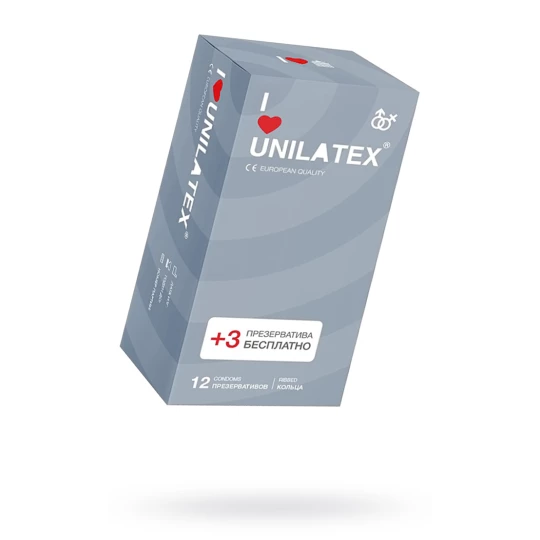 Презервативы Unilatex "Dotted" с точечной поверхностью, 12 шт.