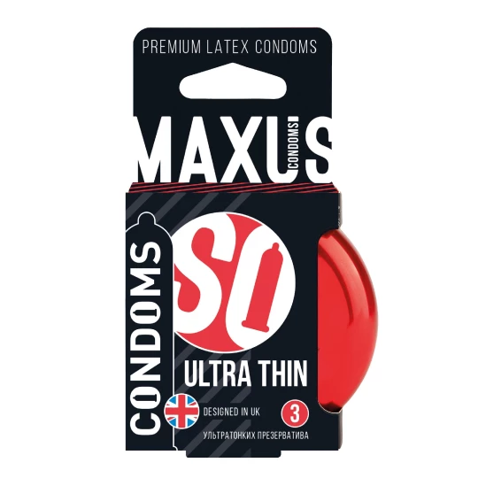 Презервативы Maxus Ultra Thin №3 (ультратонкие) в металлическом кейсе