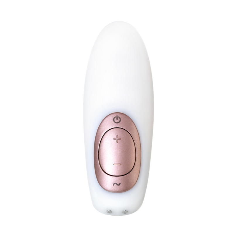 Стимулятор для пар Satisfyer Pro 4 Couples, вакуум-волновой бесконтактный, силикон, белый, 19,5 см.