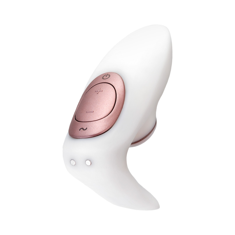 Стимулятор для пар Satisfyer Pro 4 Couples, вакуум-волновой бесконтактный, силикон, белый, 19,5 см.