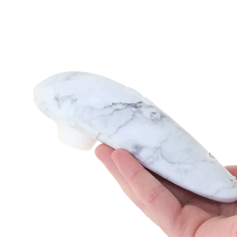 Womanizer Стимулятор бесконтактный клиторальный Marilyn Monroe Special Edition, white marble