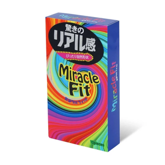 Презервативы японские Sagami Miracle Fit, 10 шт, латекс