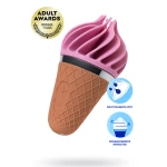 Вибромассажер Satisfyer layons Sweet Treat , силикон, розовый, 10,4 см.