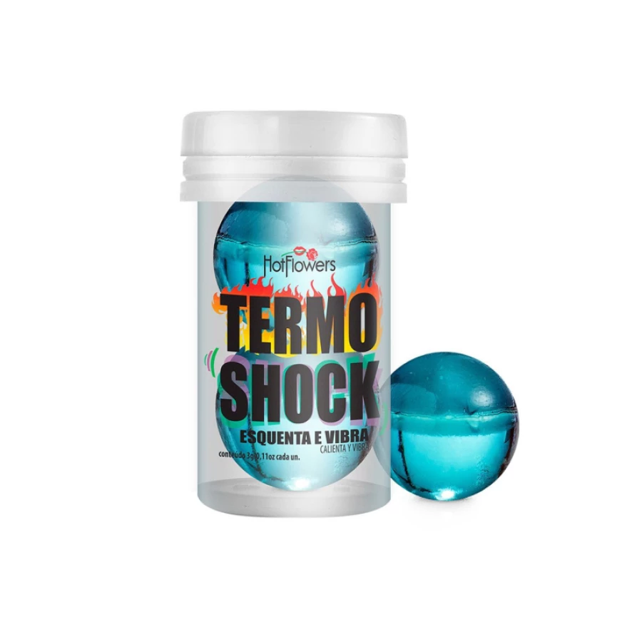 Интимный гель Termo Shock Hot Ball с разогревающе-покалывающим эффектом (2 шарика по 3 гр.)