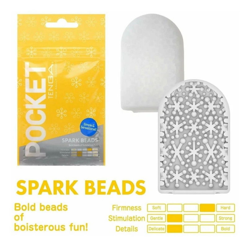 Мастурбатор Tenga Pocket Spark Beads