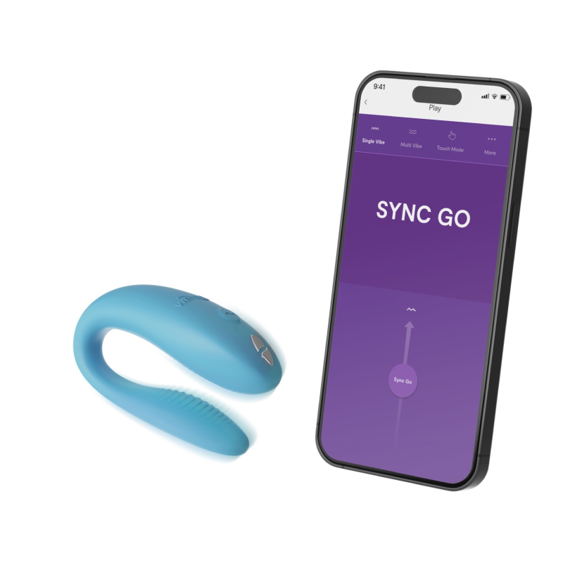 Вибратор для пар We-Vibe Sync Go бирюзовый