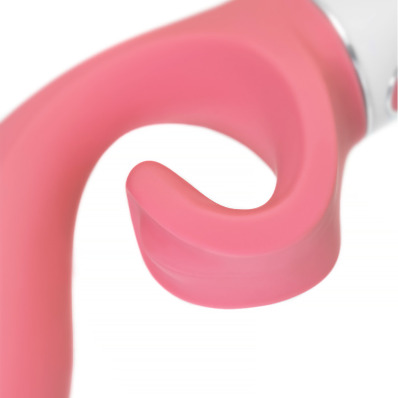 Нереалистичный вибратор Satisfyer Hug me Connect App, силикон, розовый, 20,5 см