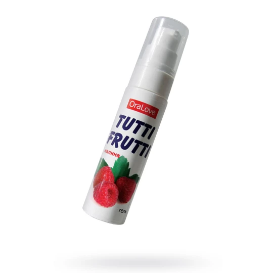 Съедобная гель-смазка Tutti-frutti для орального секса со вкусом малины 30 г