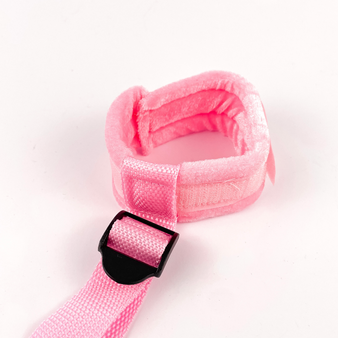Набор БДСМ для фиксации с подушкой (розовый)